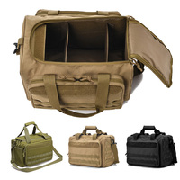 600D waterproof air gun shooting pistol storage bag tactical range bag Molle system hunting accessories tool sling bag