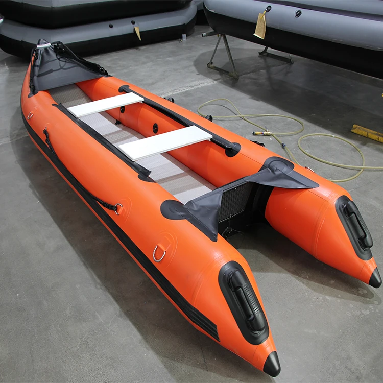 

Orange 370cm Kayak for Outdoor Drifting Lightweight Boat with air Mat Floorpromote sales