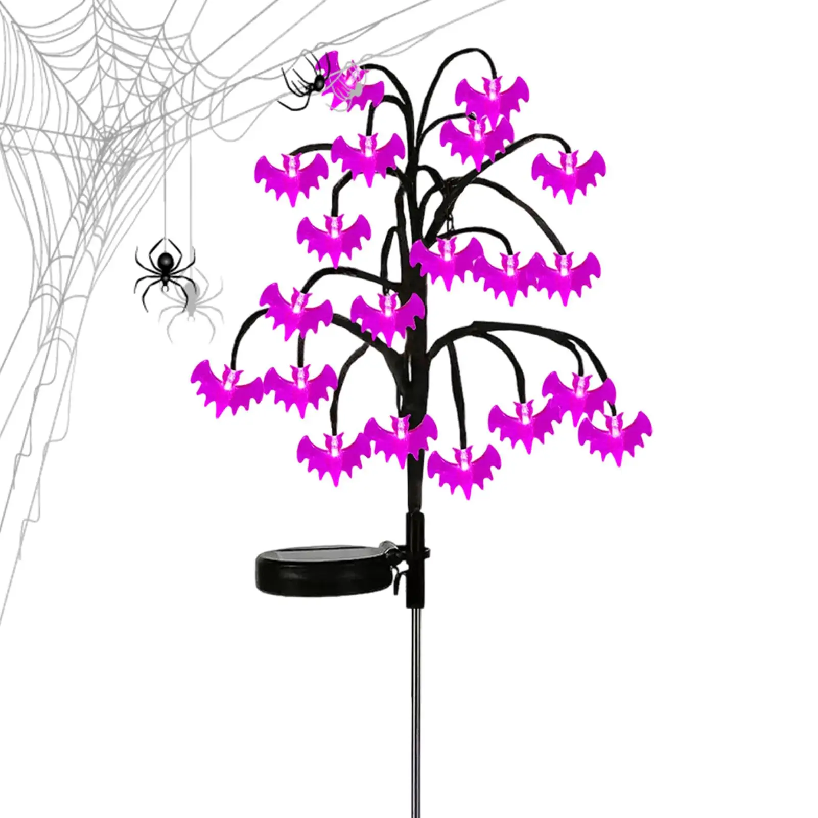 Halloween Outdoor Solar Lights Solar Tree Stump LED Garden Lighting Outside Stake Lights For Patio Courtyard Yard Lawn Home