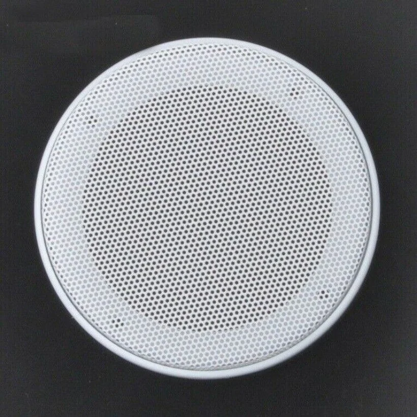 Imagem -05 - Polegada Speaker Capa Decorativa Círculo Metal Malha Grelha Branco 1pc 6.5