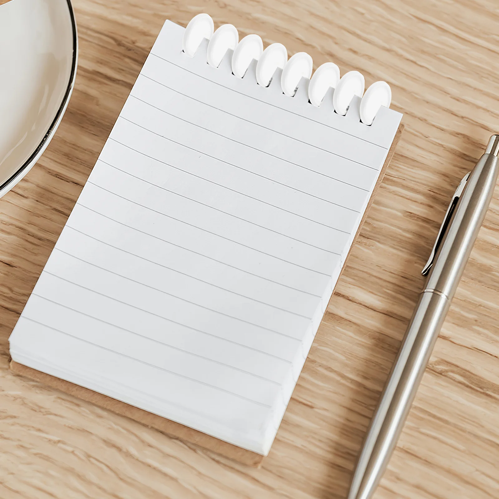 55 Pcs Loose Leaf Disc The Notebook Round Binder Tool Transparent Discs Abs for Planner Planners Binding Buckles Clear