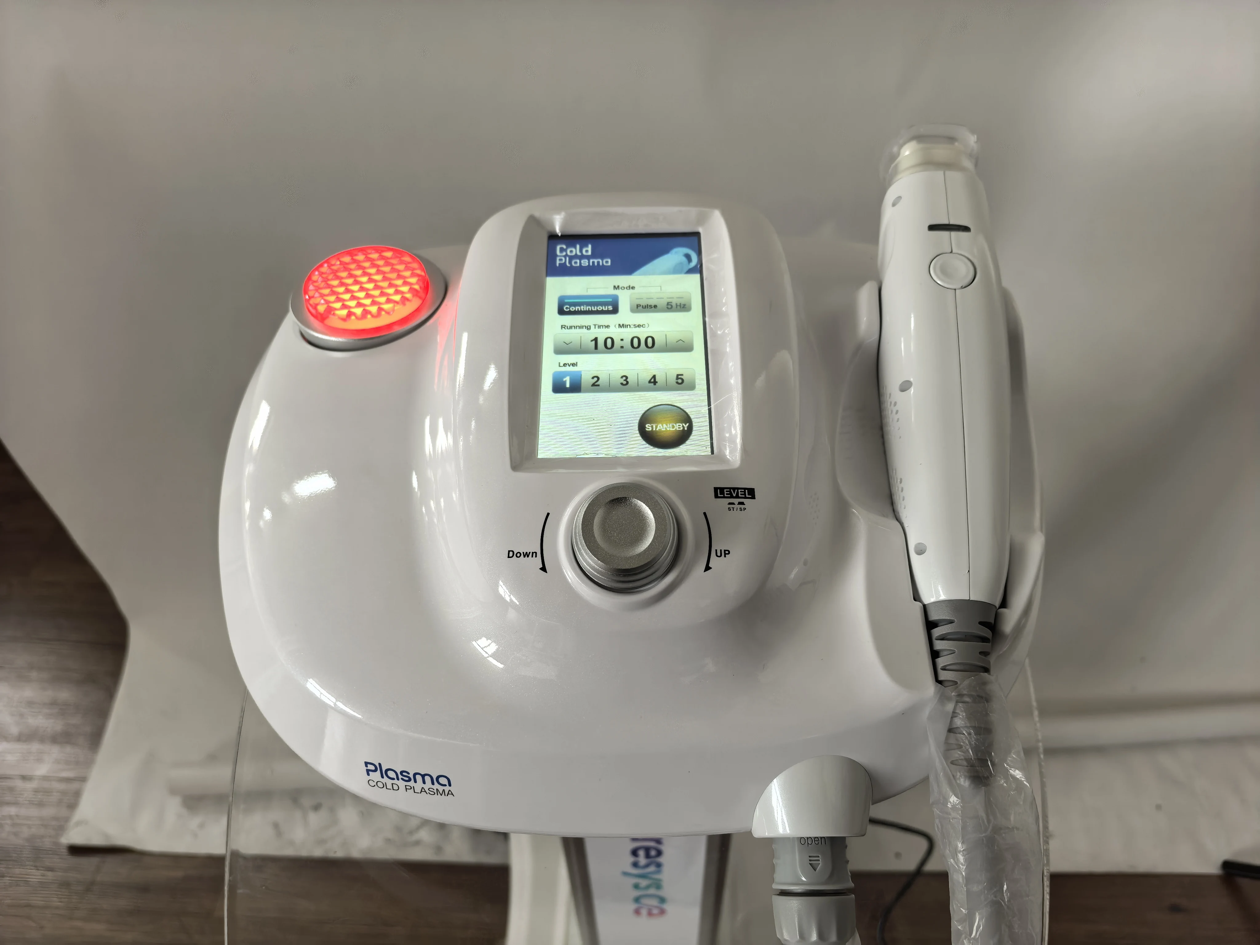 

Cold Plasma Machine Scalp Care Cold Jet Plasma Device Fibroblast Acne Treatment Firming Whitening Black Head Removal