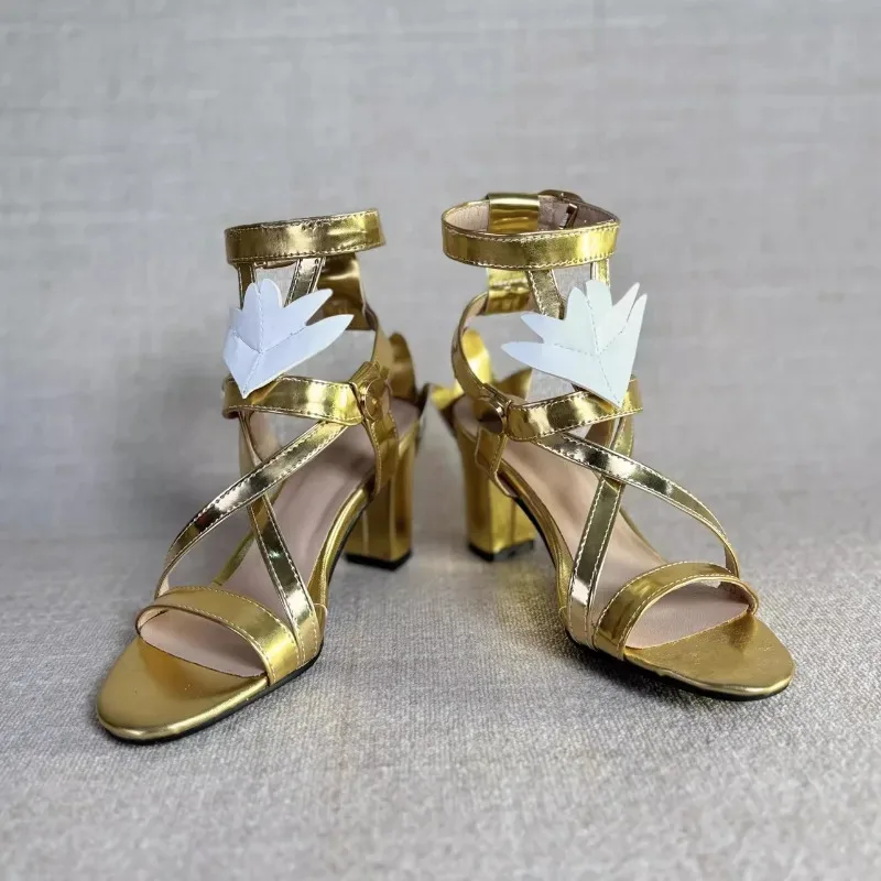 

Honkai star rail Aglaea cosplay shoes 7cm high heel shoes Aglaea role play for Halloween carnival prop adult women customized
