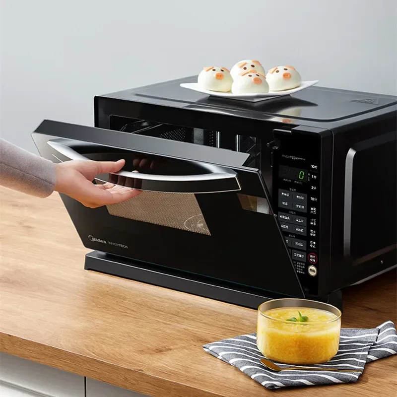 

Variable Frequency Microwave Oven Integrated Machine Light Wave Oven Household Flat Plate Heating 20L Pizza Oven