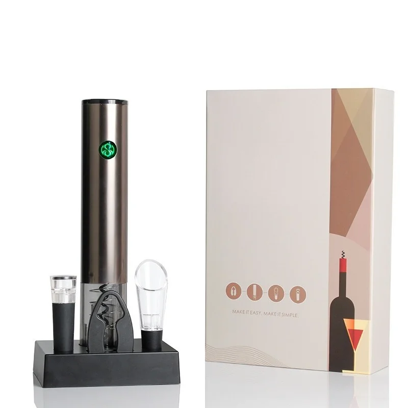 ouvre-bouteille-de-vin-rechargeable-automatique-cadeau-commercial-base-ensemble-de-six-pieces