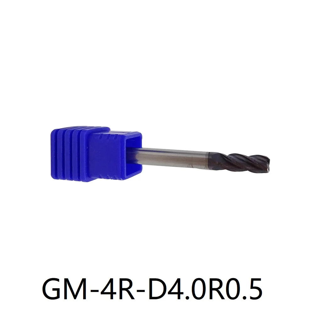 ZCC GM-4R-D3.0R0.5 GM-4R-D4.0R0.5 GM-4R-D5.0R0.5 GM-4R-D6.0R0.5 GM-4R-D8.0R0.5 Fresado de carburo sólido Serie GM