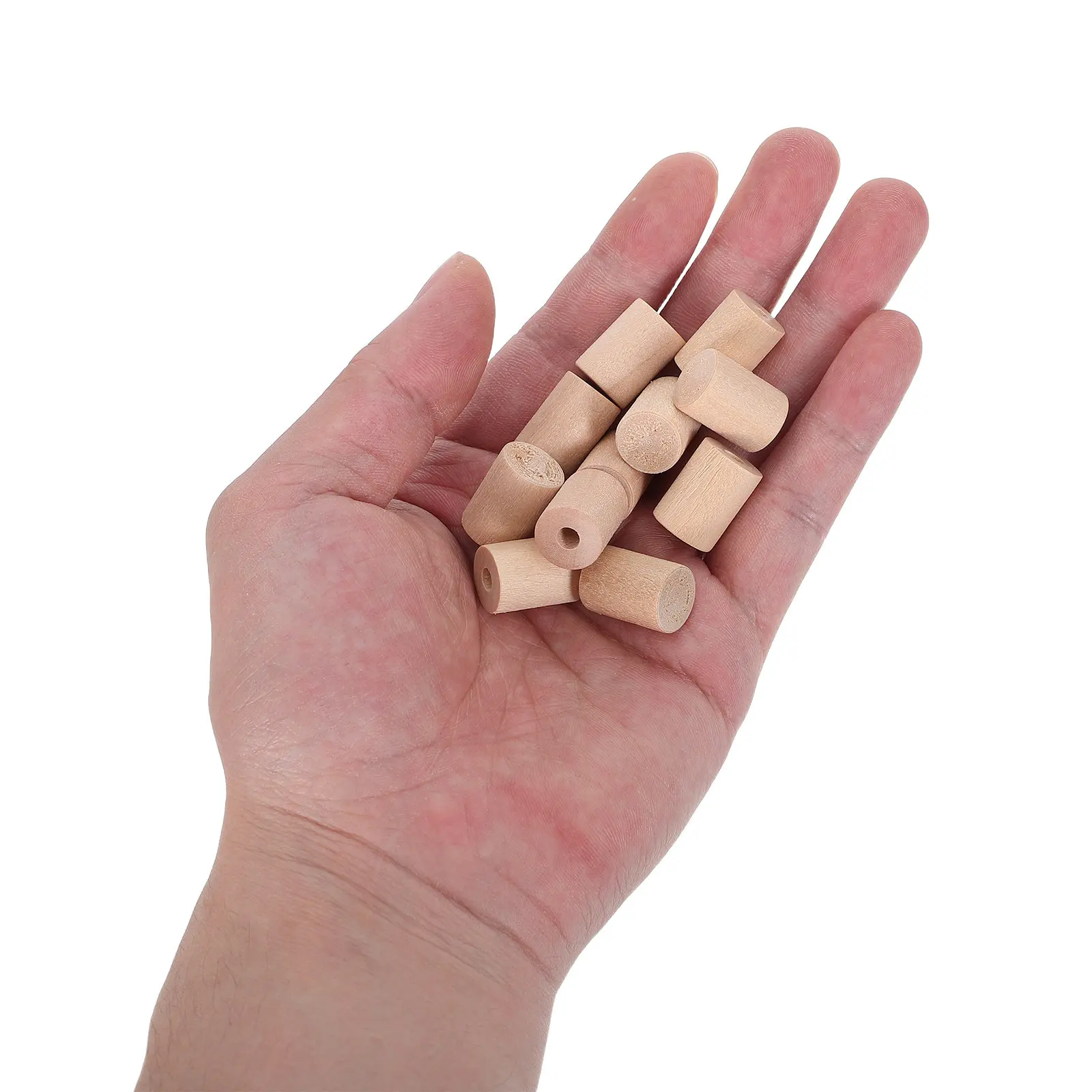 20Pcs Pegboard Hole Plugs Wooden Peg Board Stoppers for Secure Hook Locking Stable Fixing 12Mm Od 4Mm Id Organizing Keys