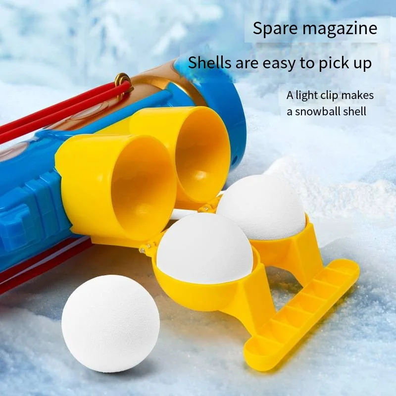 Schneeball Pistole Launcher Clip Spielen Schnee Werkzeuge Kinder Entenküken Clip Schnee Form Artefakt Ausrüstung Schneeball Kampf Spielzeug