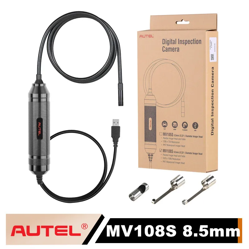 

Autel MaxiVideo MV108S 8.5mm Digital Inspection Camera for MaxiSys Tablet Kit