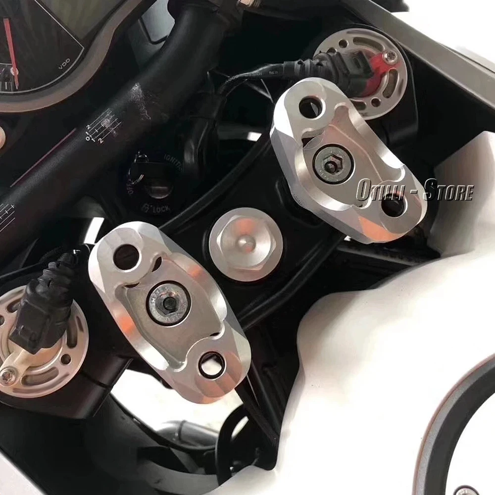 Motorcycle 28mm Handlebar Risers CNC Aluminum Heightening Handlebar Clamp For KTM 690 Duke 790 Adv 1190 ADV 1290 Super Adventure view 6