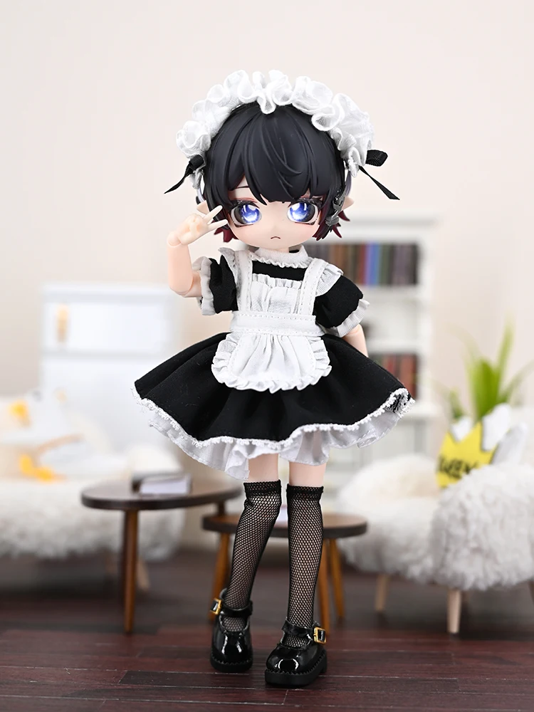 Cute12 Punten Bjd Poppenkleertjes Mjd Ob11 Pop Meid Outfit 1/12 Poppenkleertjes Accessoires Alleen Kleding