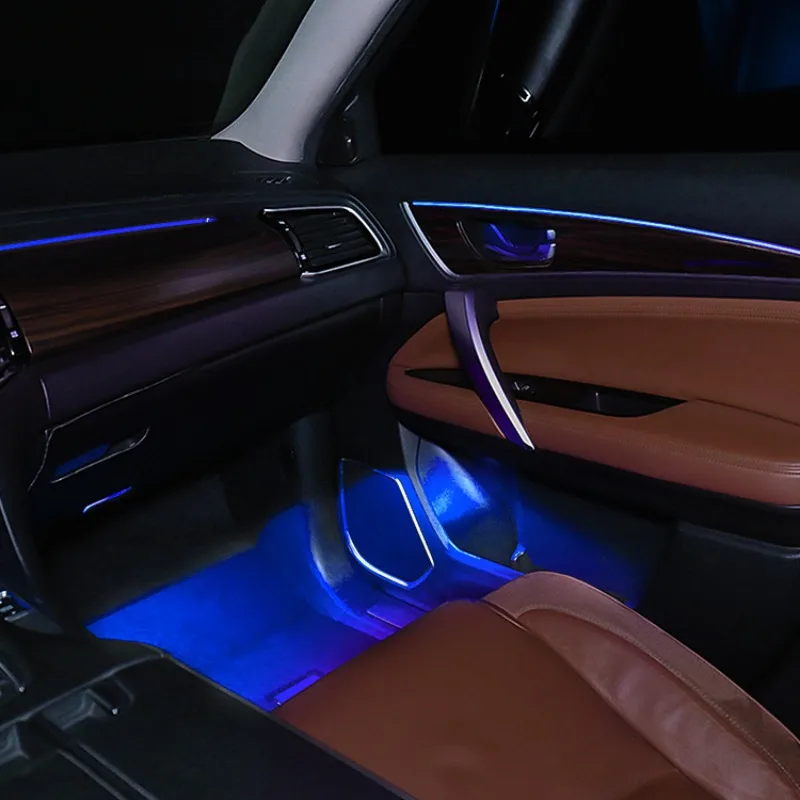 Automotive general ambient light modified interior 18 lights 64 lights, model general LED light terms