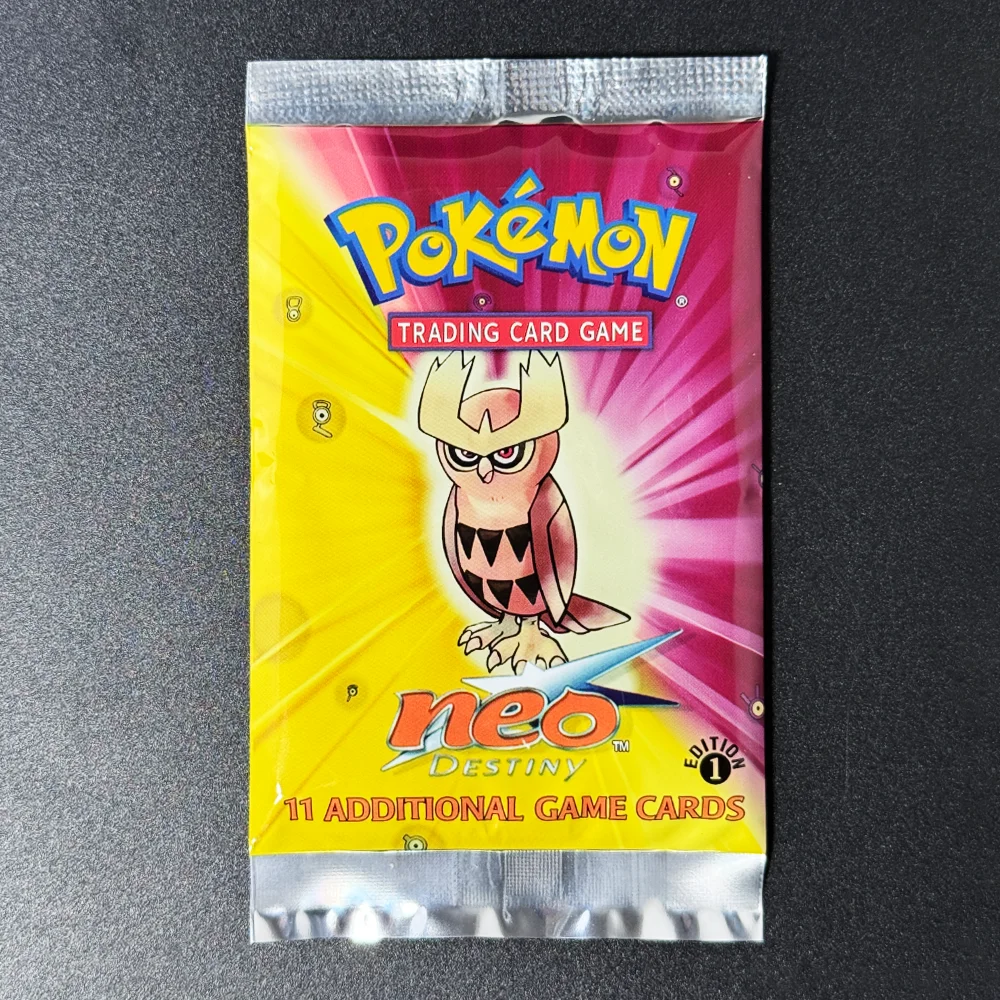 PKM Base Set Fossil Jungle Team Rocket Neo Destiny Booster Box 1999 2000 Year 1st Edition 1Box 36 Packs Proxy Game Cards Sealed