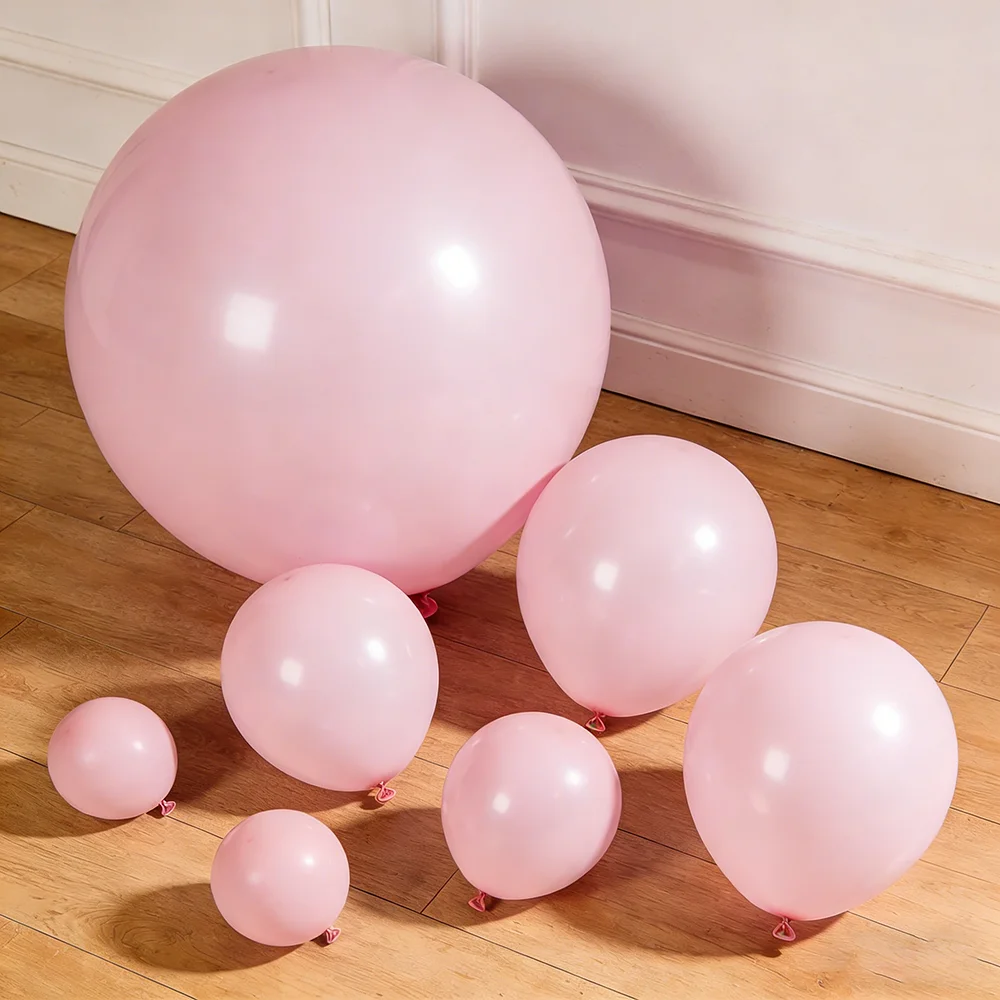 

NEW Pure White Pink Blue Balloons Round White Art Shape Wedding Decoration Birthday Party Latex Balloons Helium Balloon Decor