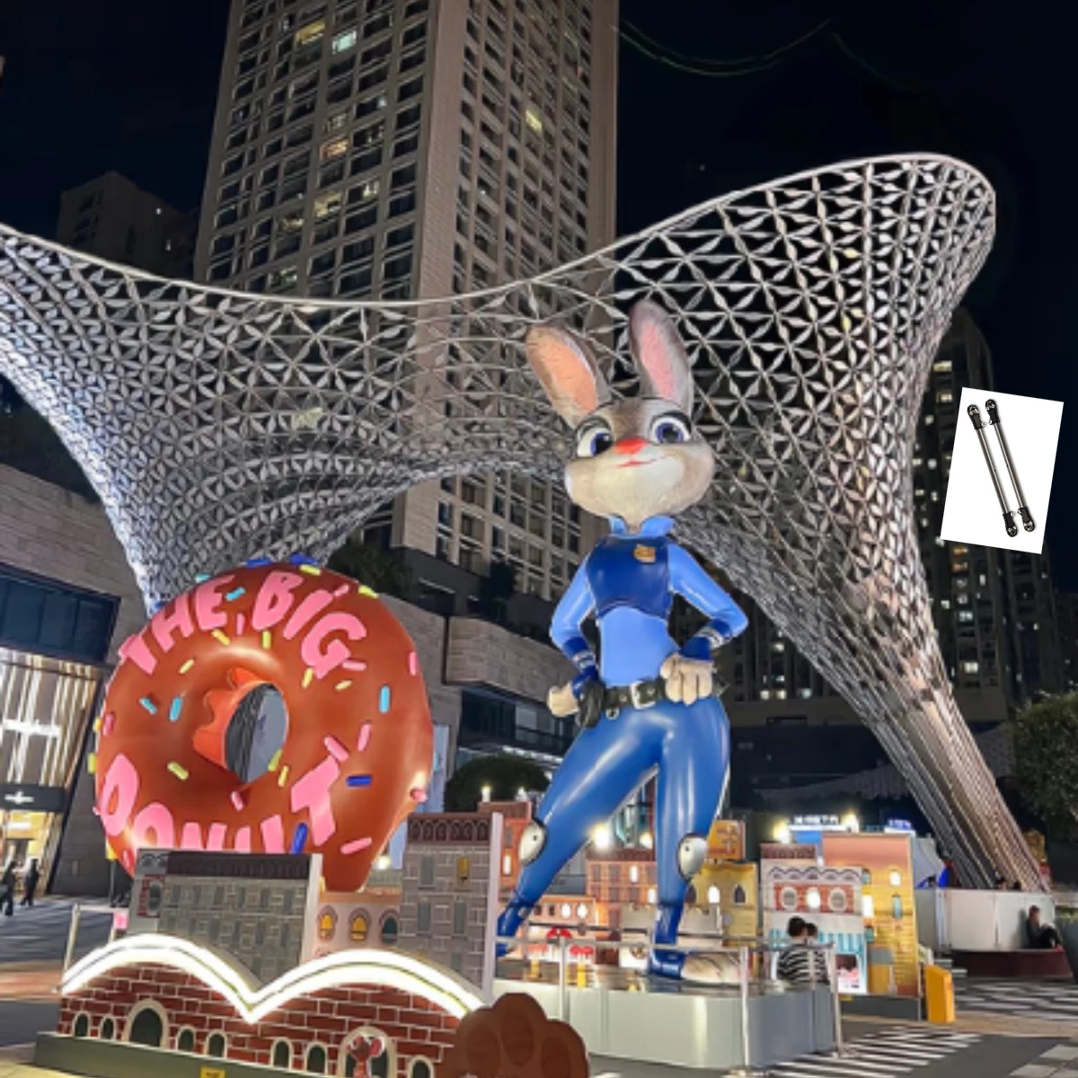 GPM SST barre supérieure arrière à 4 maillons avec extrémités en alliage 7075 pour LOSI 1/6 Super Baja Rey 2.0-pièce de mise à niveau de course