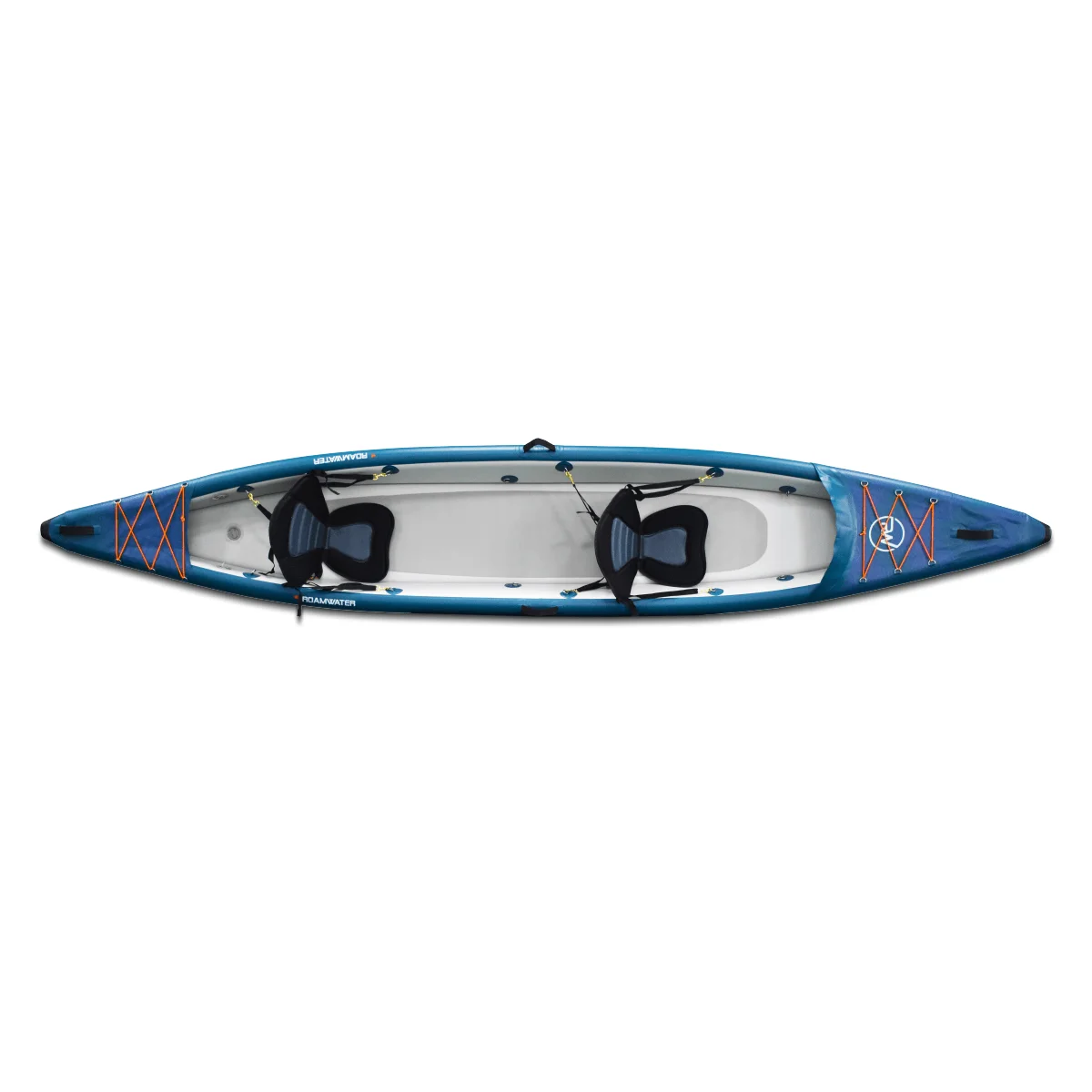 

2-Person Clear Inflatable Kayak, Foldable Drop Stitch Ocean Boat 2025