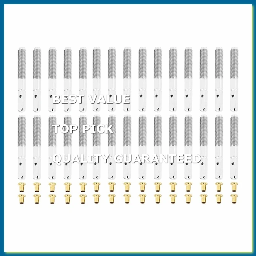 30Pcs Tuning Pin Nails with Brass Rivets Set for Lyre Harp Small Harp Musical Stringed Instrument