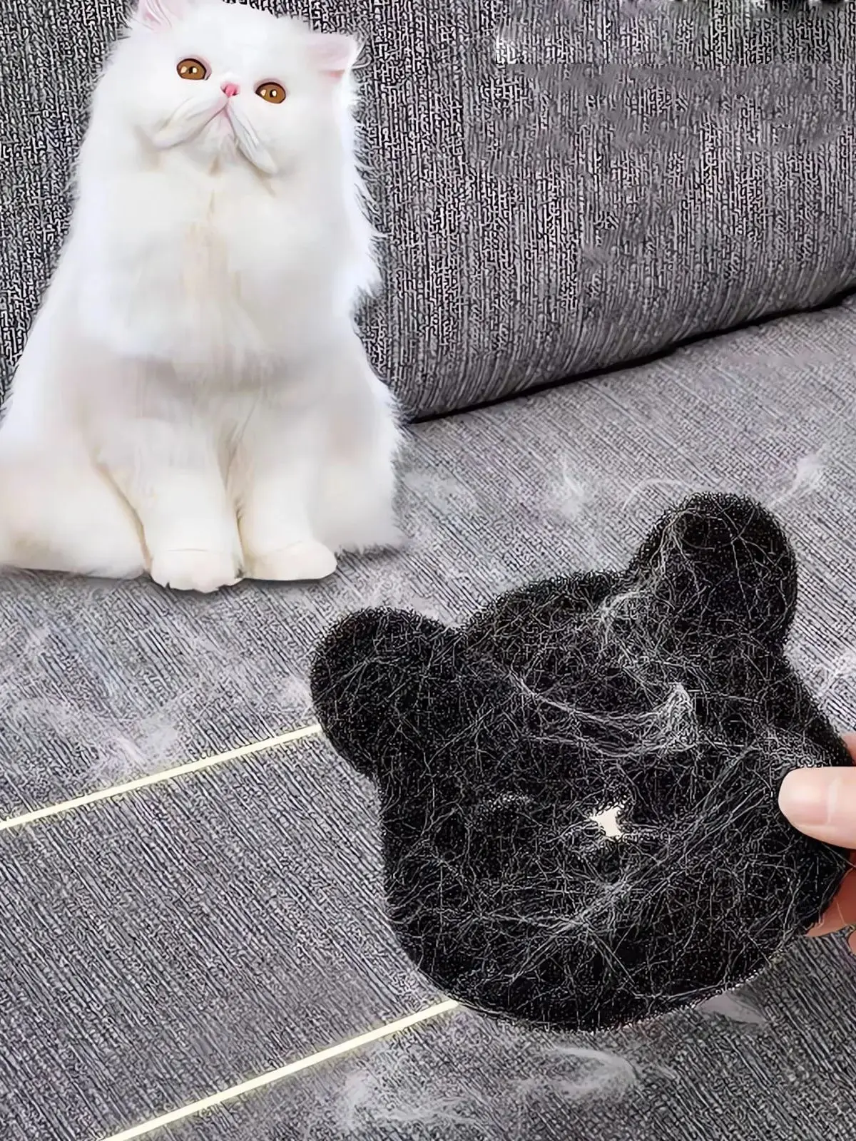 

2/4pcs Pet Hair Remover Bear Shape Laundry Ball Washing Machine Lint Catcher Reusable Clothes Sofa Cat Dog Hair Cleaning Sponge