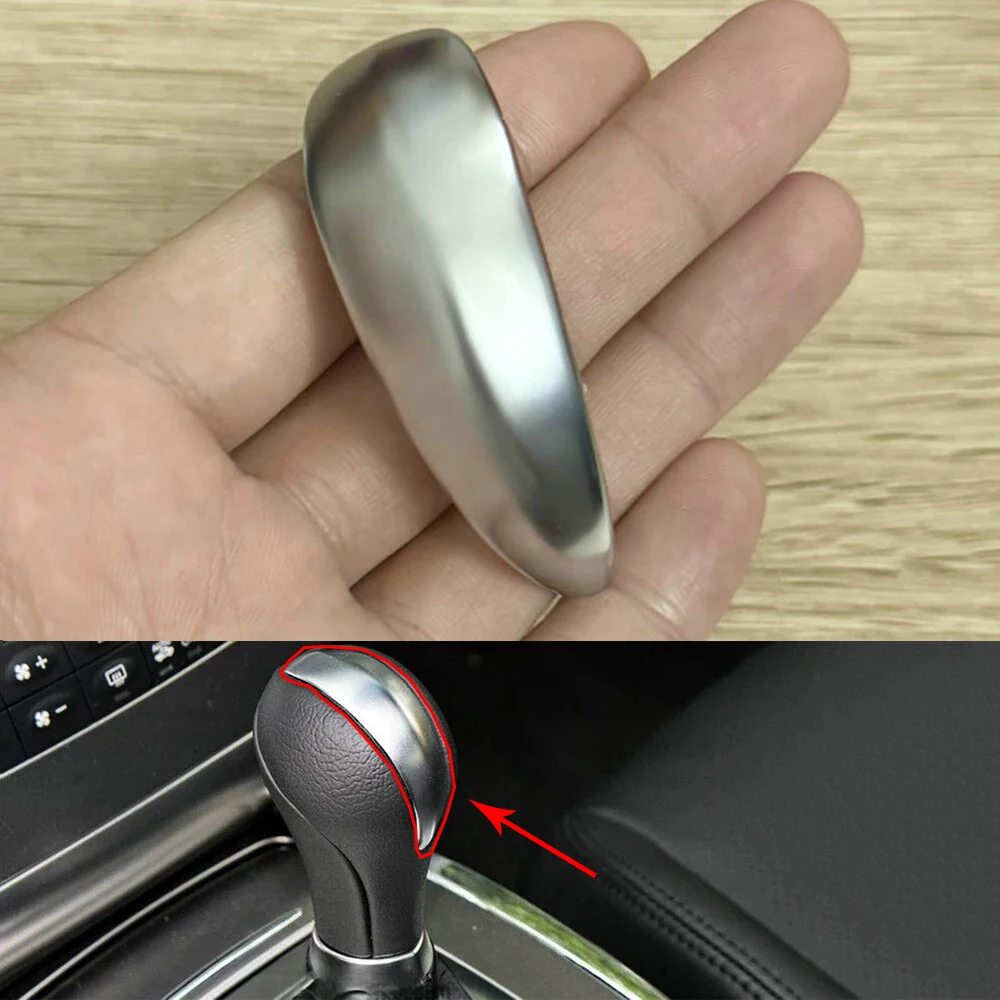

1PC Gear Shift Lever Knob Head Cover Chrome Trim Decorator Cap For Nissan Patrol Y62 Infiniti G25 G37 FX37 FX50 EX37 QX70 QX50