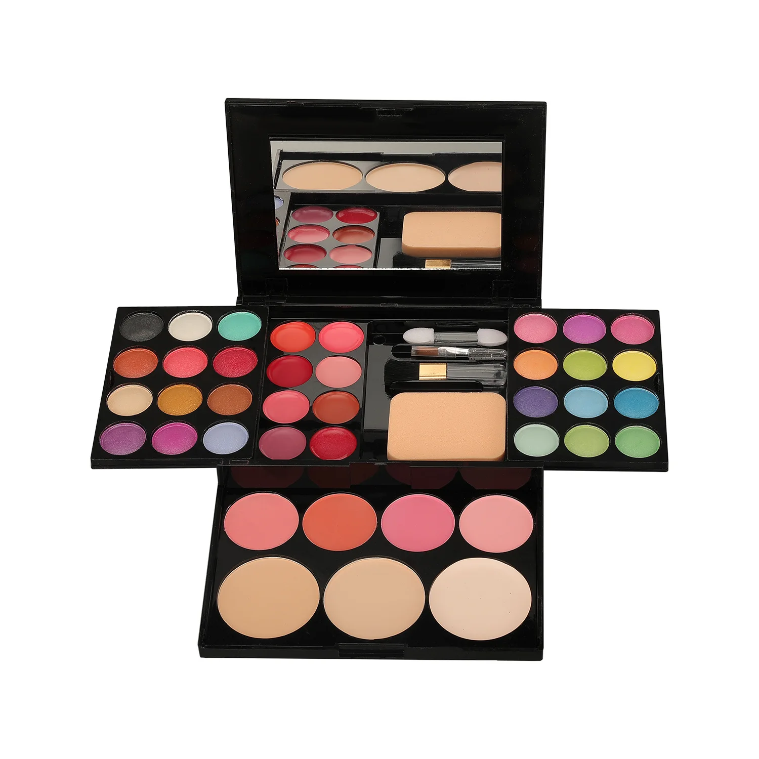 All in One Make Up Kit Full Set Gift Box Eyeshadow Palette Shimmer Lip Gloss Miss Makeup Kit Matte Eye Shadow Face Foundation