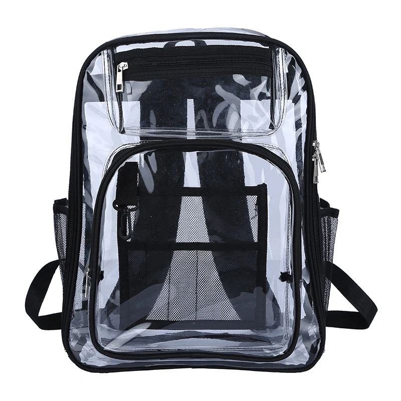 Rugzak Waterdichte Transparante Schooltas Meisje Grote Capaciteit Rugzak Solid Clear Rugzak Mannen Mode Transparante Plastic Zak