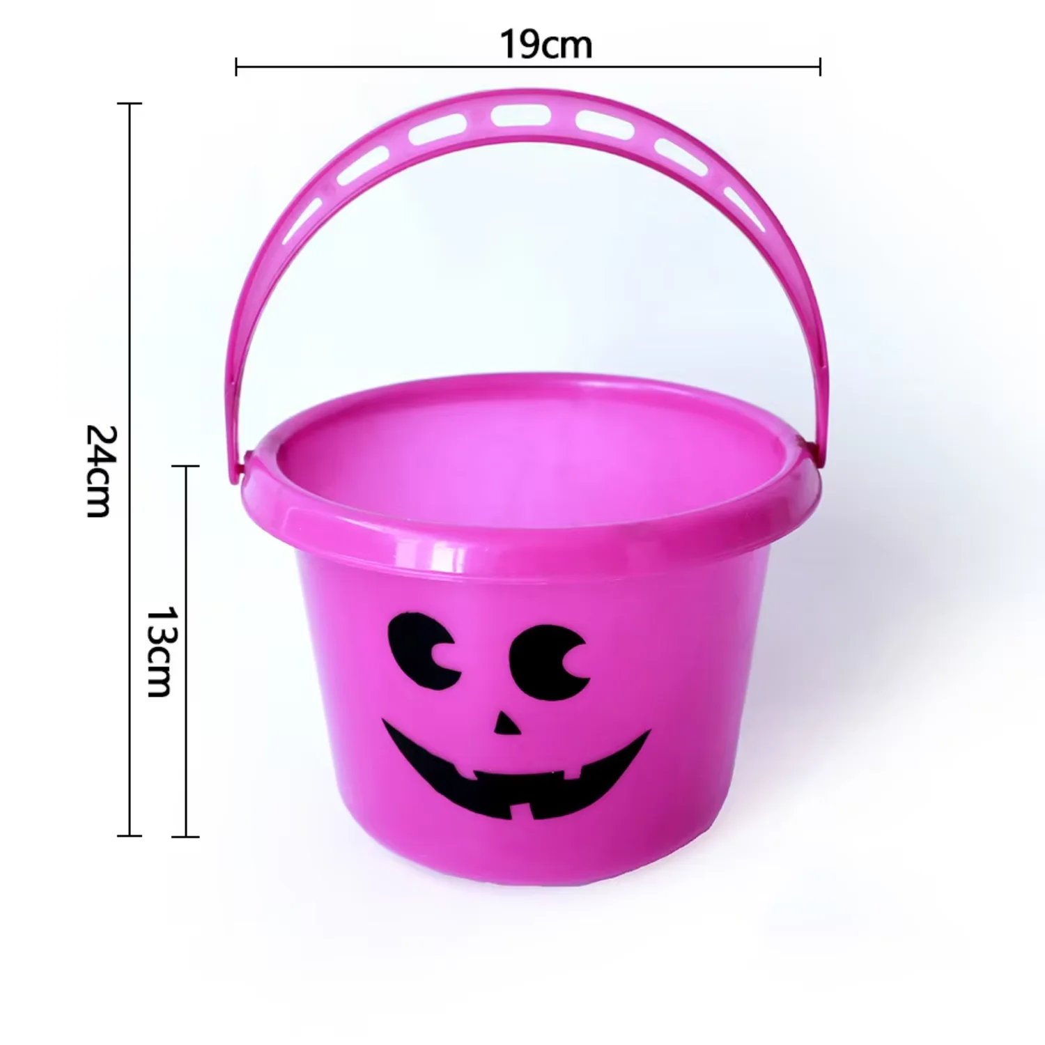 Pumpkin Bucket Trick or Treat Bucket Party Supply Halloween Candy Container Halloween Bucket