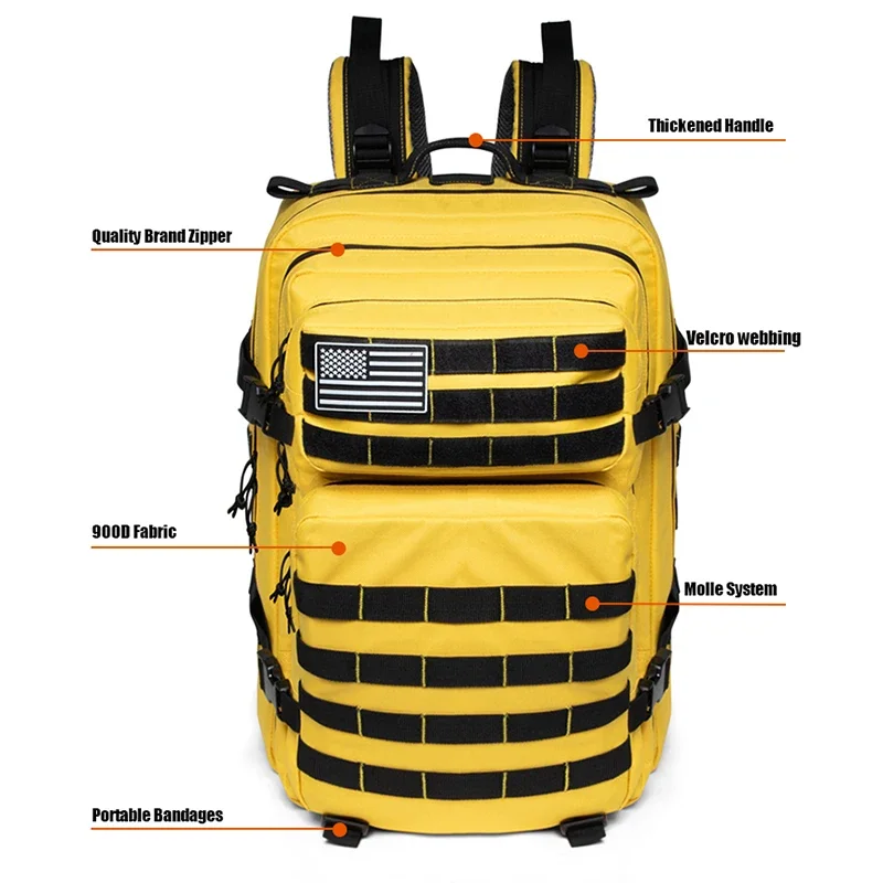Mochila táctica MOLLE para exterior, entrenamiento y senderismo - imagen 5