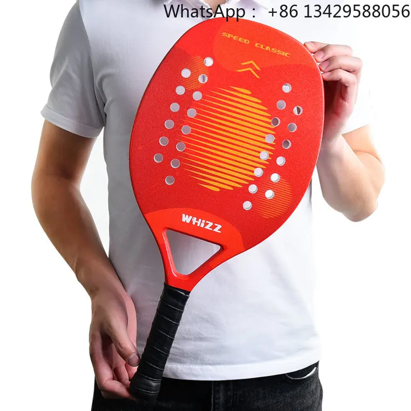 

Diamond Shape Paddle 50% Carbon Fiber Lightweight High Quality Padel Racket with EVA Grip