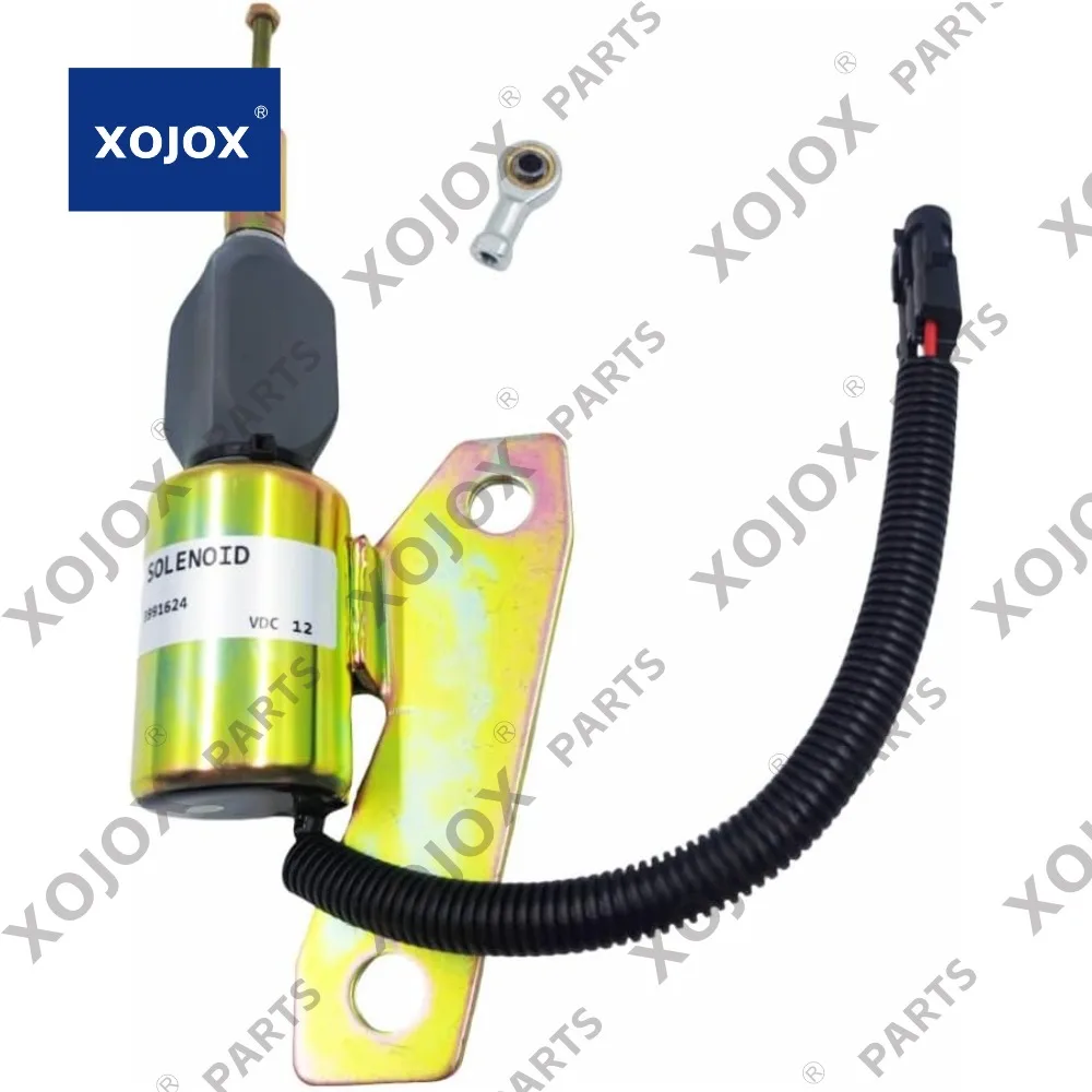

Соленоид отключения подачи топлива XOJOX 12 В SA-4959-12 3991624 для экскаватора остановки двигателя C & B, 5,9 л и 8,3 л R200-5 R225-7