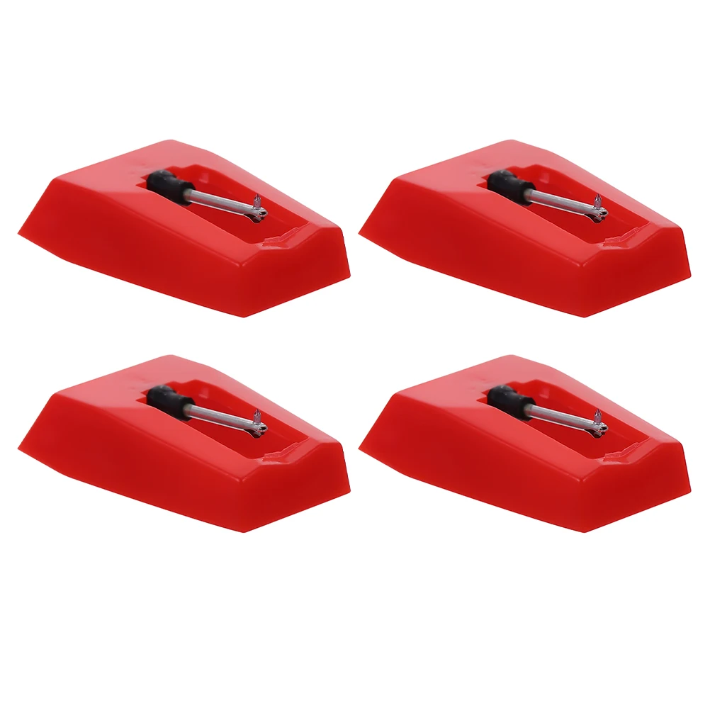 

4pcs Phonograph Stylus Record Player Needles Replacement Diamond Plastic Turntable Pickup DJ Equipment Accessories