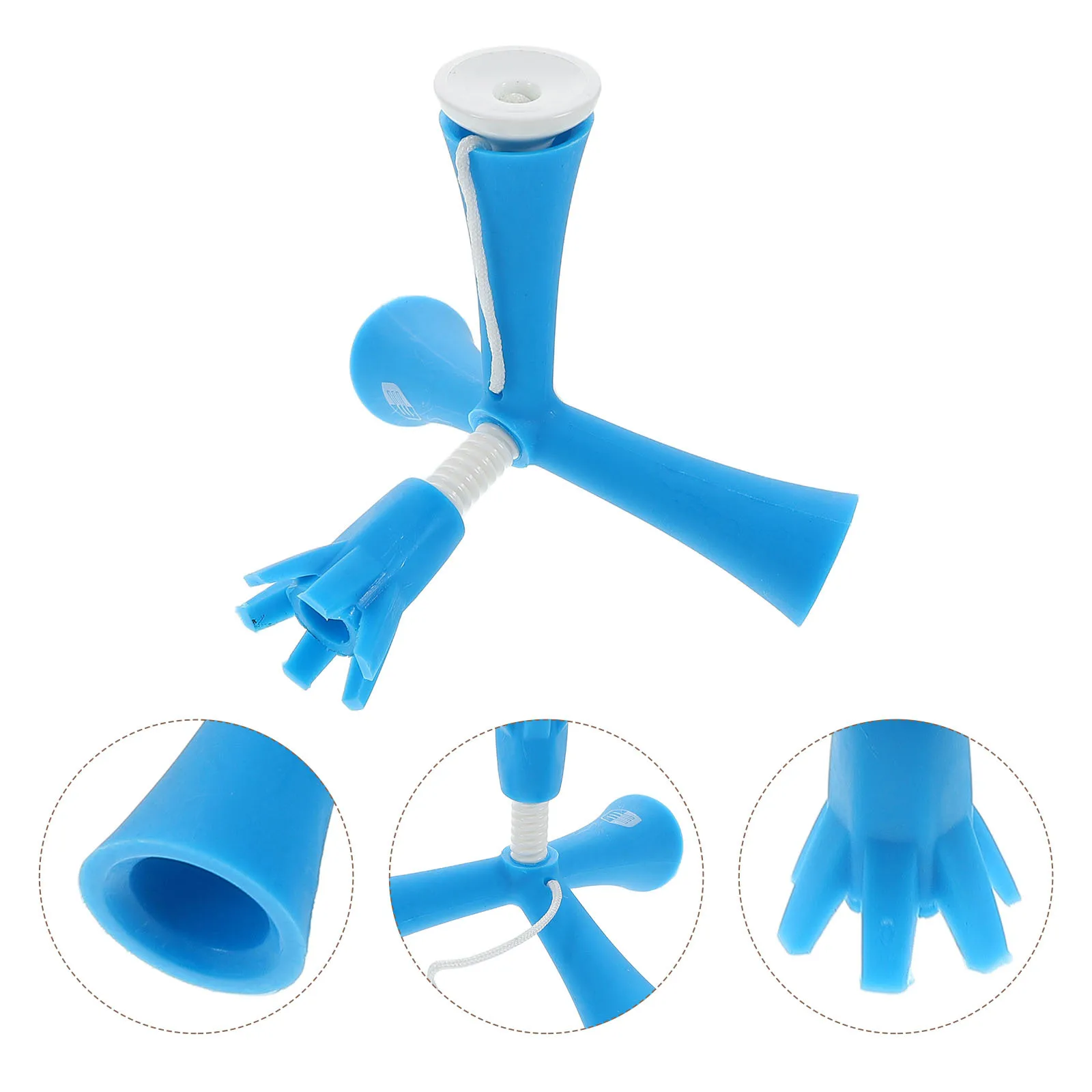 

Portable Golf Ball Tees Adjustable Height Anti-Flying Golf Practice Tee for Driving Range and Indoor Training Blue