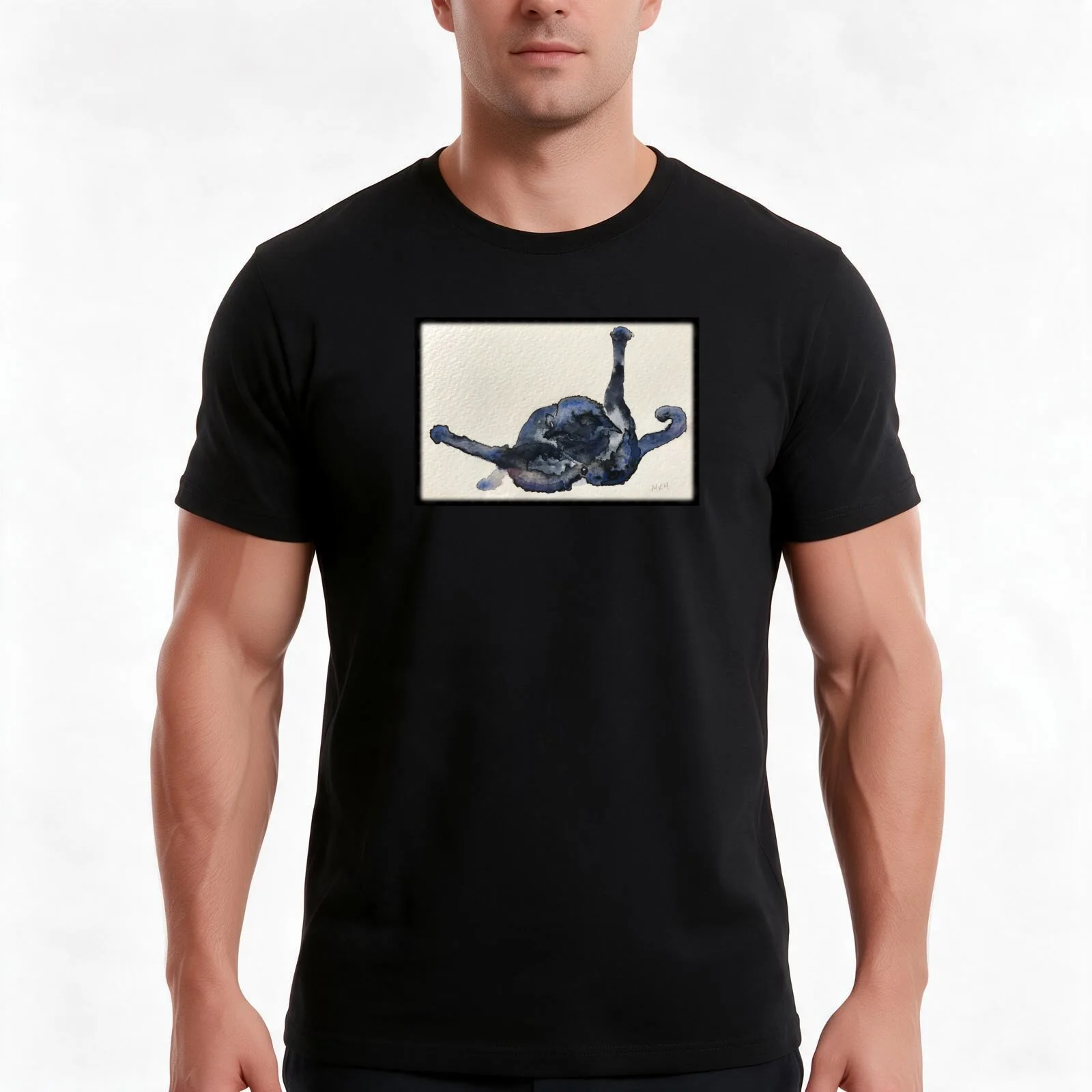 Shameless Cats:Regular Maintenance Black Cat T-Shirt, Summer Casual Cotton Tee, Oversized Streetwear Tops, Vintage Graphic Print