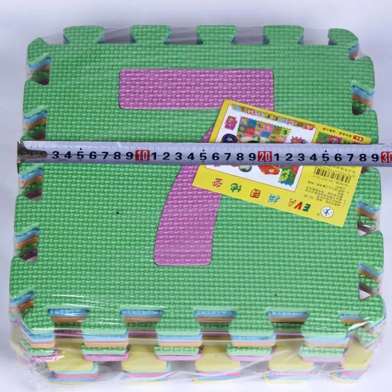 Non Toxic PE Foam Play Mat Alphabet Number Puzzle Mat Educational Baby Crawling Pad Kids Playroom Activity Supplies view 5