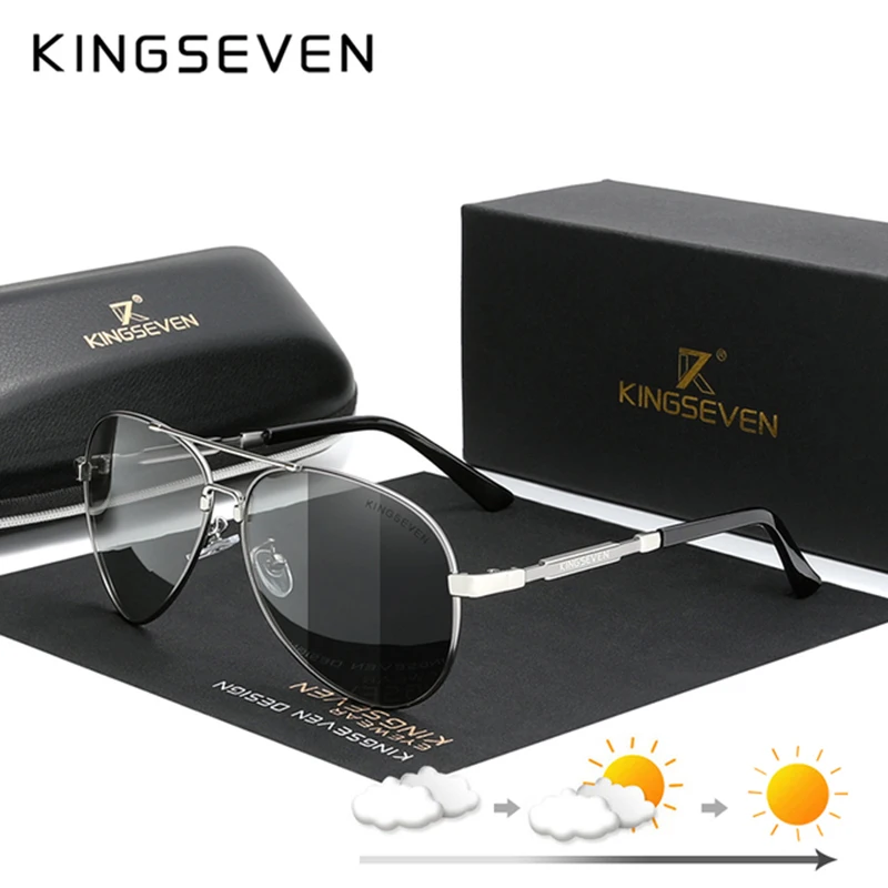 KINGSEVEN Occhiali da sole alla moda in stile retrò, design alla moda di alta qualità, interpretano perfettamente la tua personalità ed eleganza