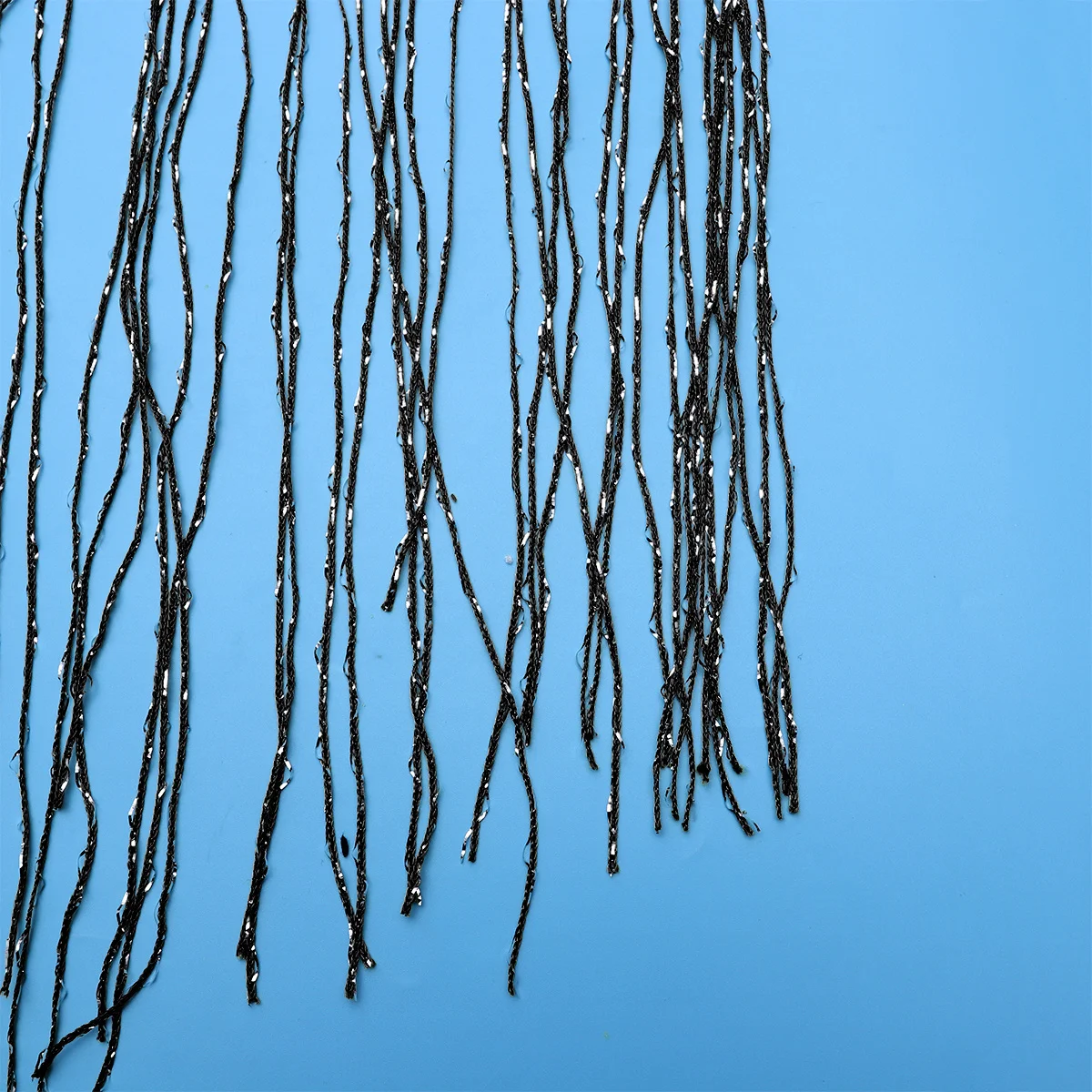 1 قطعة ستارة الباب ديكور شرابة نافذة الستار للمنزل حفل زفاف أسود ناعم آلة قابل للغسل مقسم الغرفة