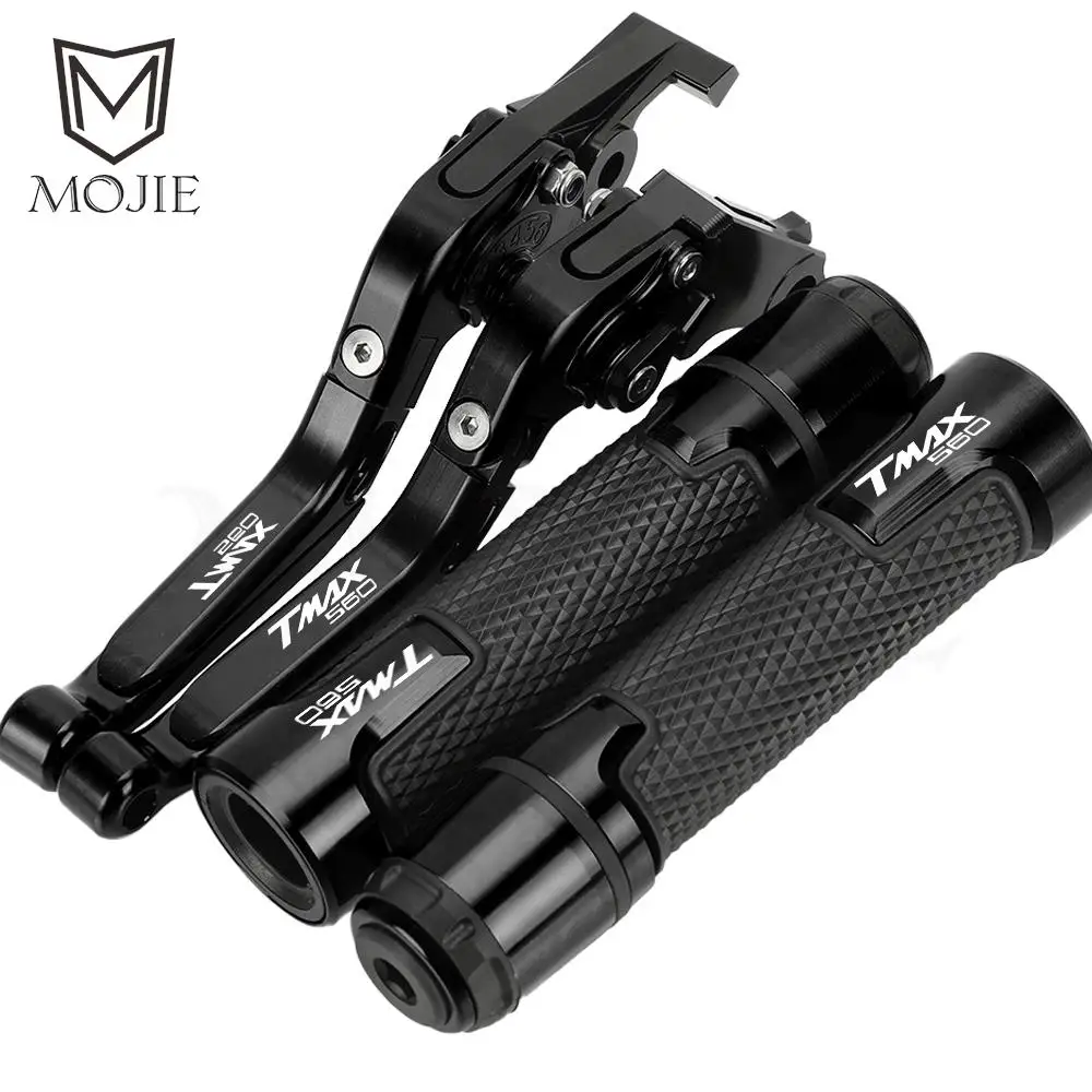 

TMAX 560 2023 Brake Clutch Levers Handlebar Handle Grip end For Yamaha TMAX T MAX 560 2019 2020 2021 2022 Motorcycle Accessories