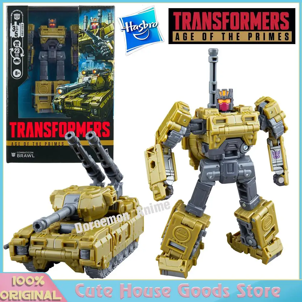 

In Stock Original Hasbro Transformers Age of The Primes Voyager Class Combaticon Brawl Collectible Action Tank Action Toys Model
