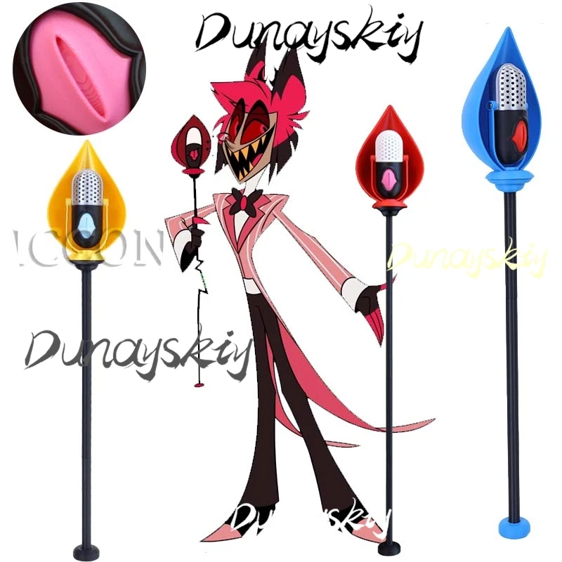 

ALASTOR 3D Props Microphones Adult Prop Anime Habin Cosplay Hotel Costume Woman Men Halloween Christmas Gifts Party Customized