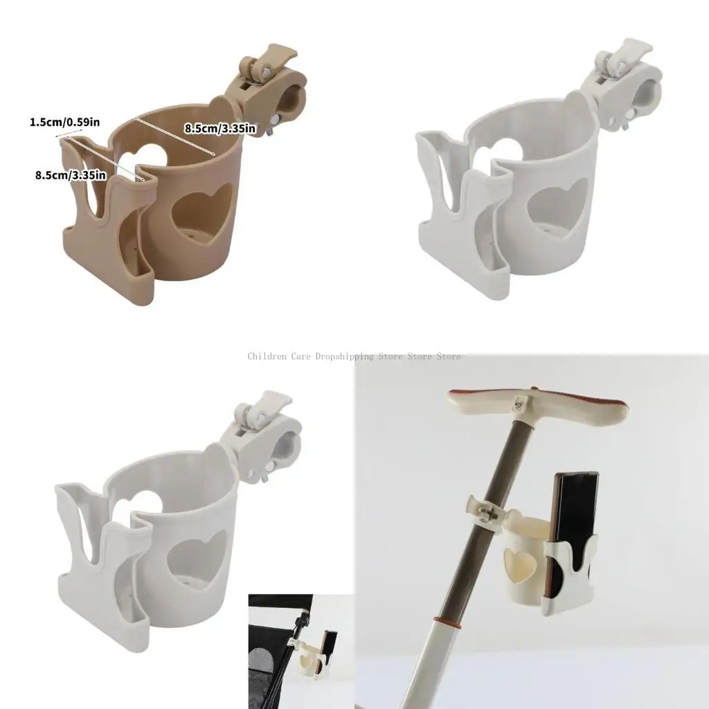 

Practical 2 In 1 Strollers Attachment Baby Bottle Organiser Stand Phone Rack