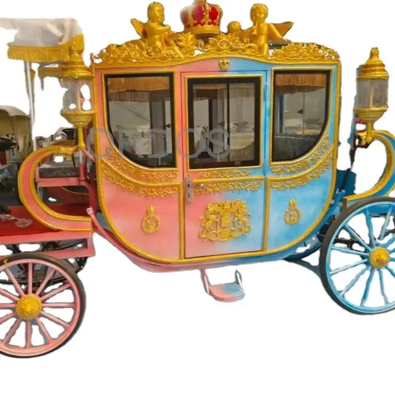 

2024 OEM Royal Factory price Customized Multicolored Special Transportation Electric Horse carriage