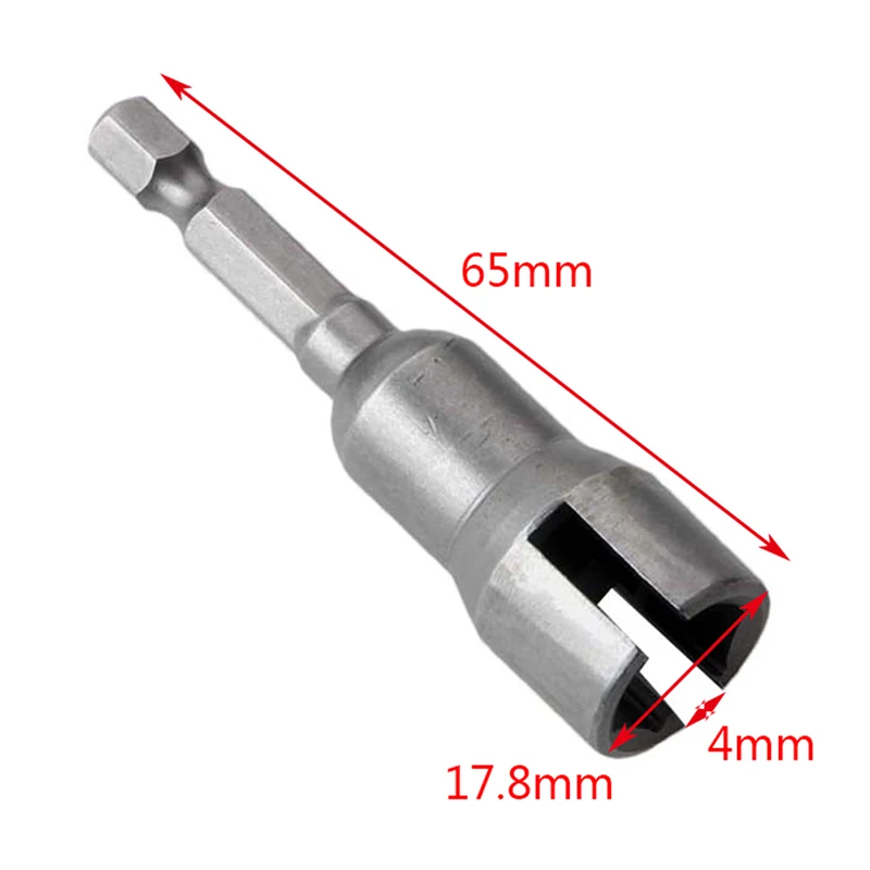 Slotted Hexagonal Handle 65mm Electric Screwdriver Socket Wrench Butterfly Hole