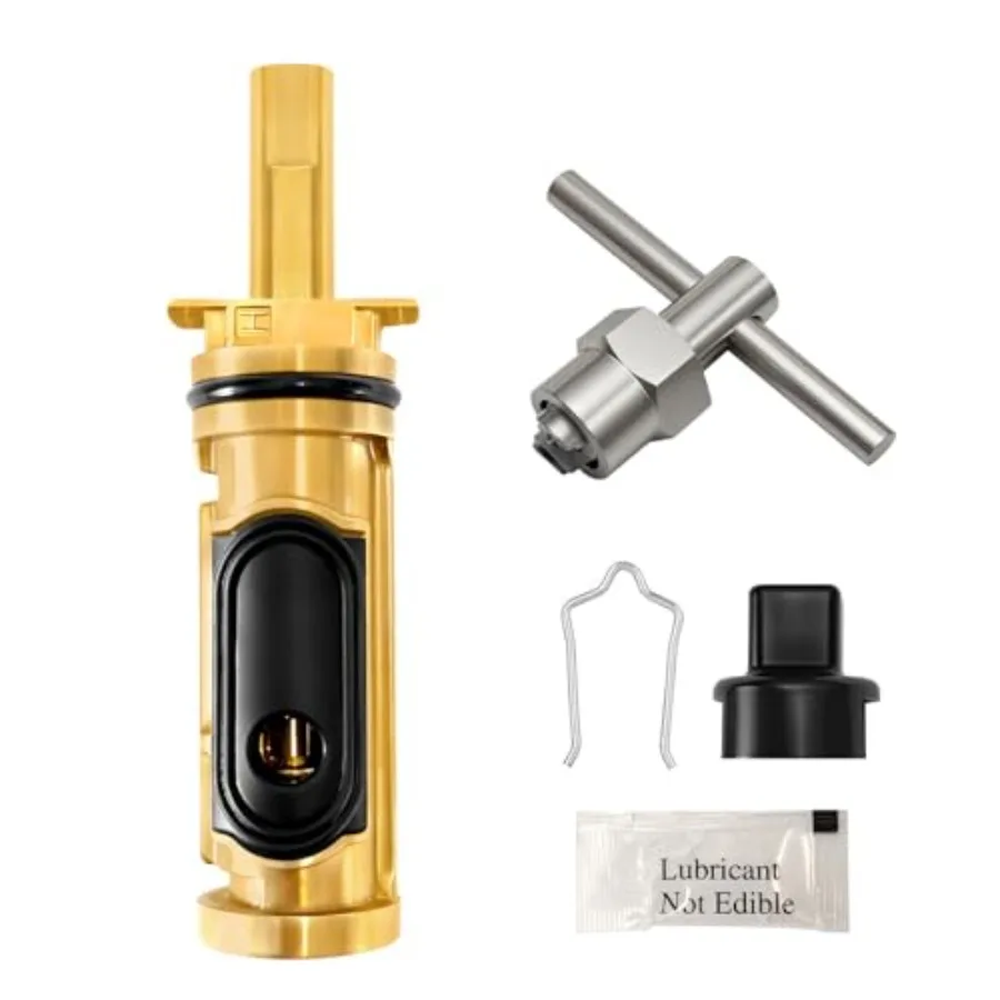 

Replacement Cartridge for 1222 with Removal Tool 104421 for MoenReplacement Compatible with Moen Tub Shower Compatible with One
