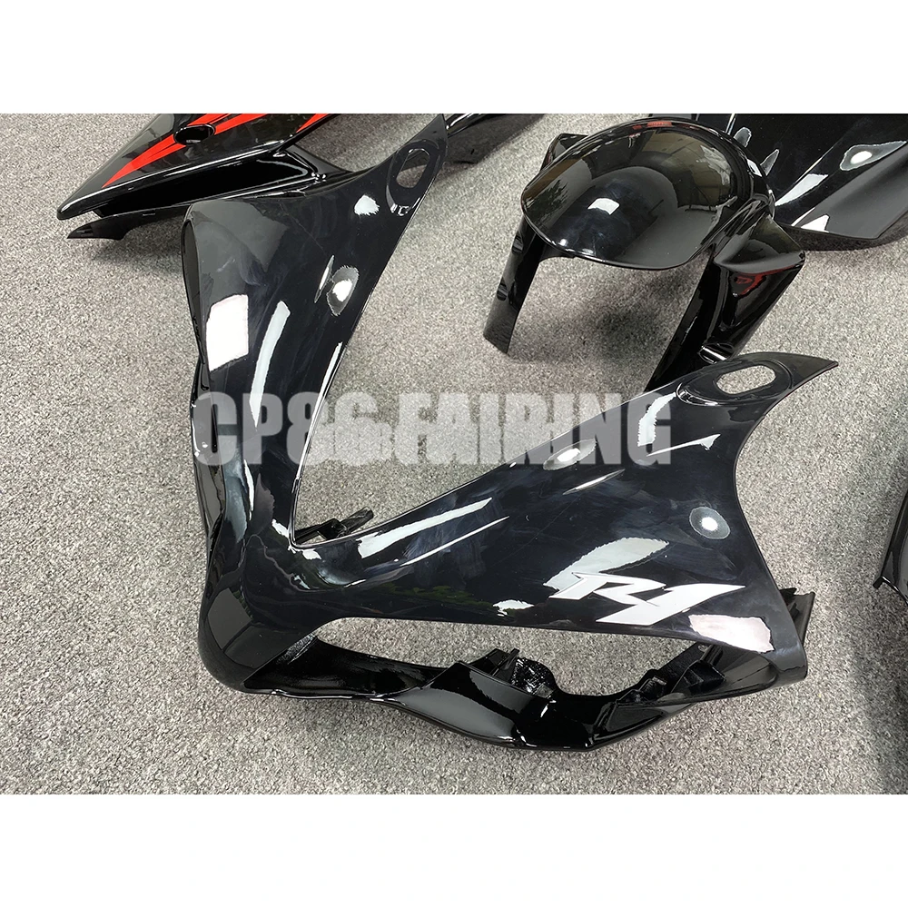 New ABS Whole Motorcycle Fairings Kits Injection Bodywork Accessories Black Fairings Cover For Yamaha R1 YZFR1 YZF-R1 2007 2008