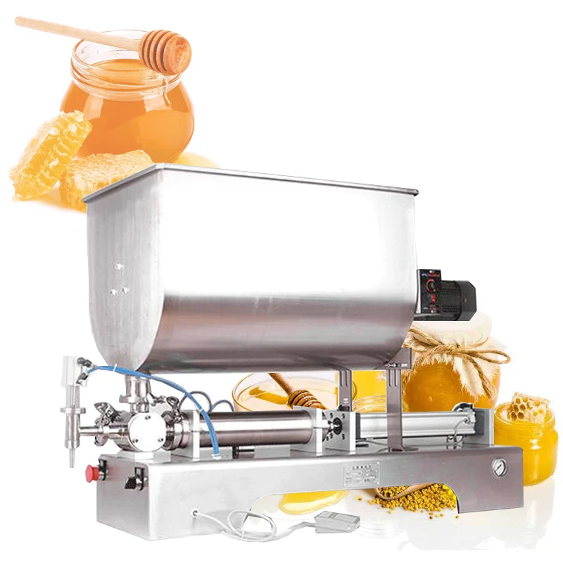 

Pneumatic Filling Machine Is Used For Paste Liquid Mixing And Quantitative Filling Machine