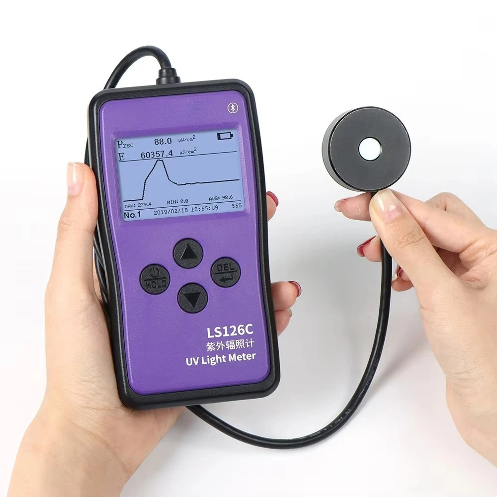 LS126C UVC Light Meter 254nm UV 254 Radiometer Intensity Tester Ultraviolet Radiation Light UV Intensity Meter