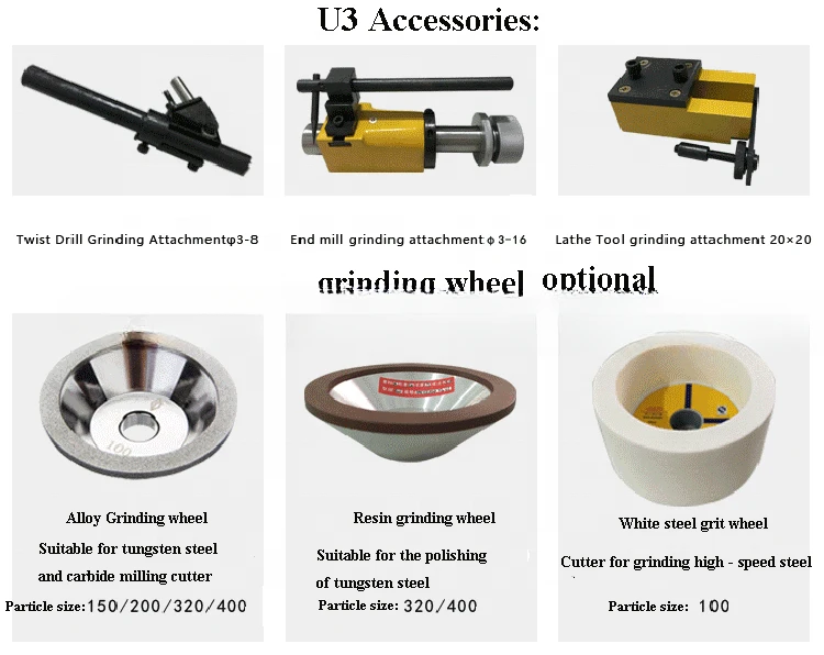 Universal Tool and Milling Knife Cutter Grinder Machine