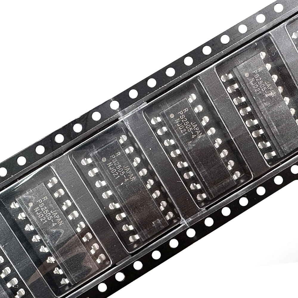 (10 pcs) PS2505-4 SOP-16 Optocoupler Isolated DC-Input Transistor Switches for Electronics
