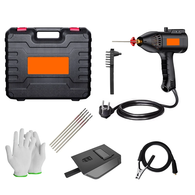 

Hot ARC 220V Handheld Arc Welding Machine 2-14Mm Welding Thickness Automatic Digital Current Adjustment Welder(EU Plug)