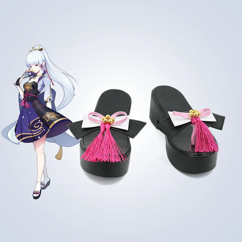 

Genshin Impact Kamisato Ayaka Cosplay Shoes Women Men Kamisato Ayaka Cos Game Anime Inazuma Cosplay Shoes