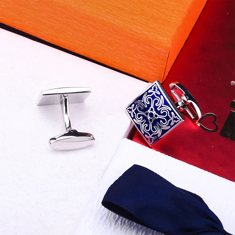 KFLK قميص أزياء أزرار أكمام للرجال العلامة التجارية أزرار أكمام الجملة عالية الجودة الفاخرة الزفاف الذكور الضيوف #3